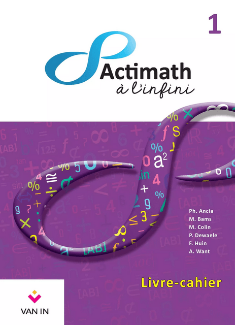 Actimath à l'infini 1 - Livre-cahier